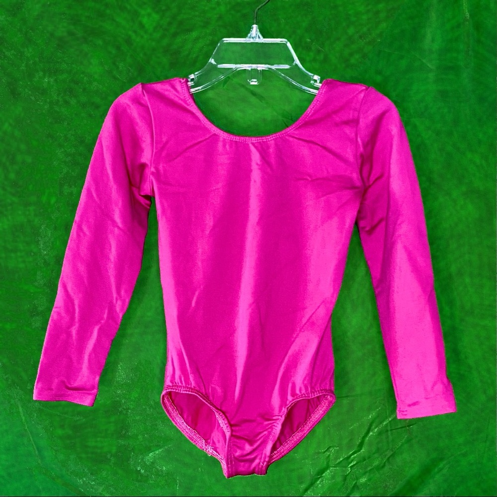 Pink Long Sleeve Leotard